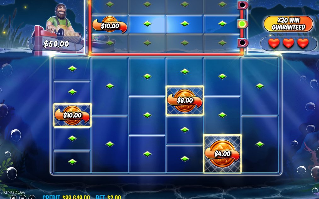 Bonusrunde mit dem Feature Hold and Spin